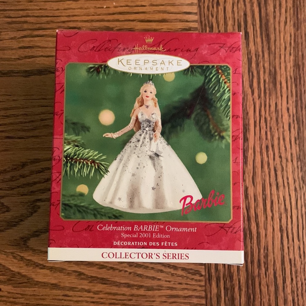 Celebration Barbie Keepsake Ornament Special 2001 Collectors Series